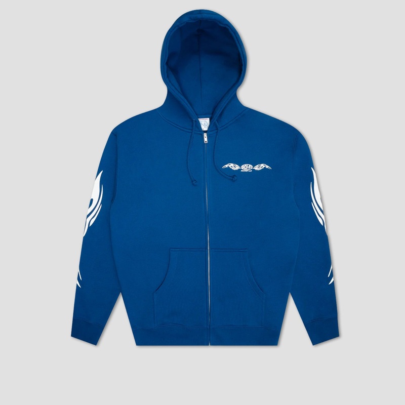 Sci-Fi Fantasy Origin Zip Hoodie Royal Small