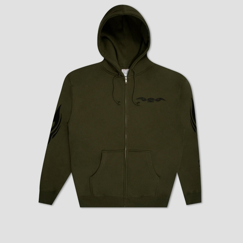 Sci-Fi Fantasy Origin Zip Hoodie Sage Small