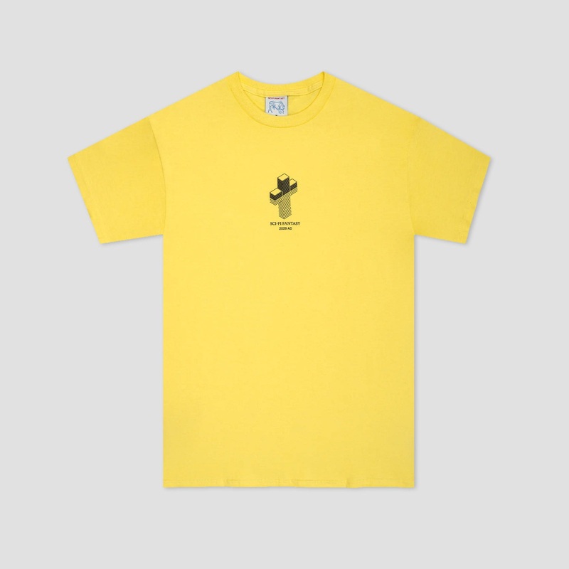 Sci-Fi Fantasy 2029 AD T-Shirt Cornsilk Small