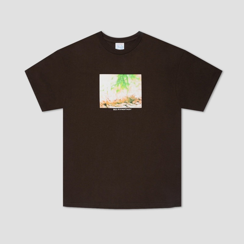 Sci-Fi Fantasy Apocalypse T-Shirt Dark Chocolate Small