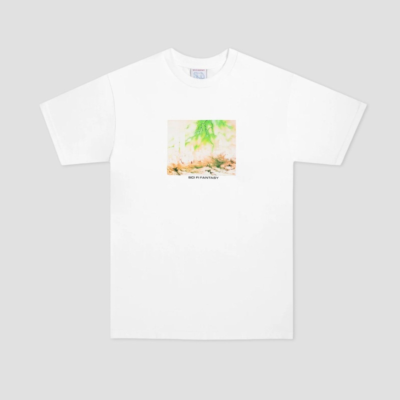 Sci-Fi Fantasy Apocalypse T-Shirt White Small