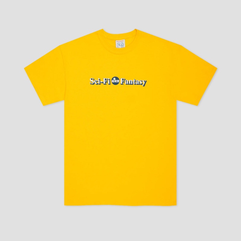 Sci-Fi Fantasy Desk Logo T-Shirt Daisy Small