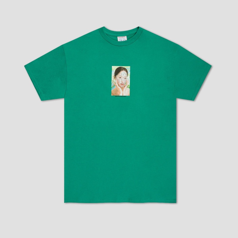 Sci-Fi Fantasy Pressure Points T-Shirt Green Small