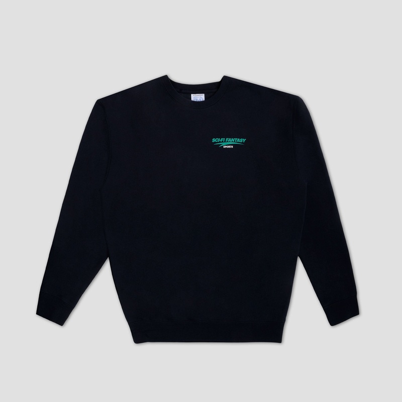 Sci-Fi Fantasy Sports Fleece Crew Navy Small