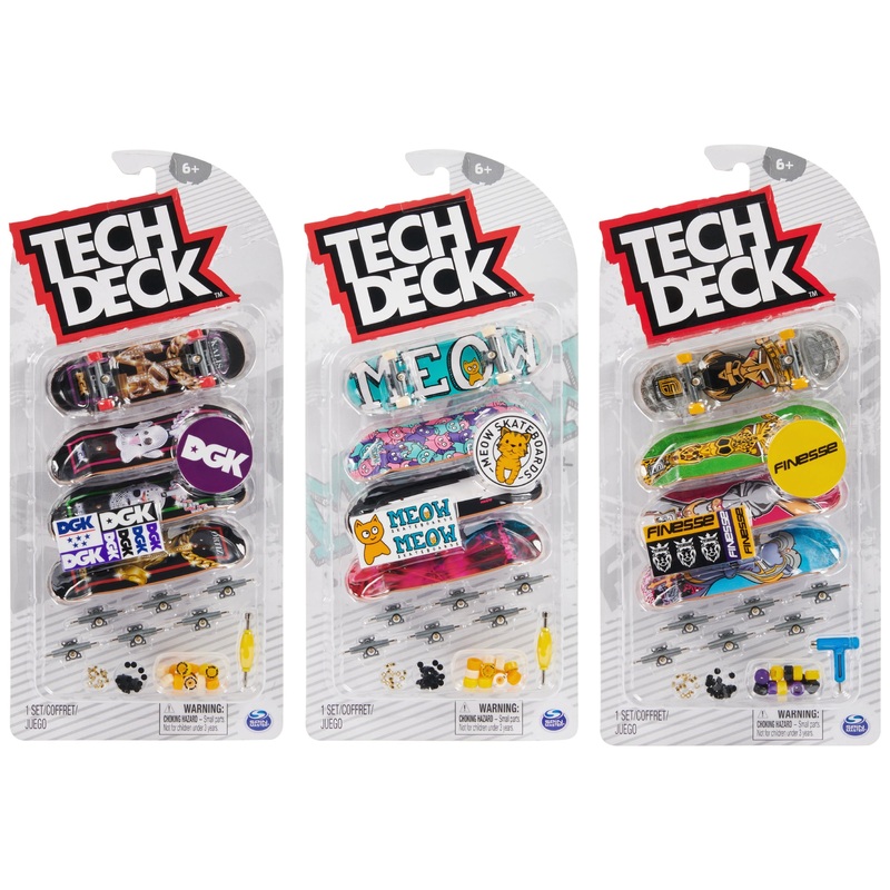 Tech Deck Ultra DLX Fingerboards 4 Pack – Random