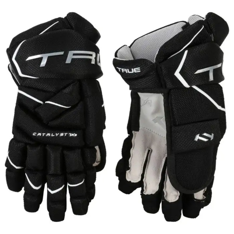 TRUE Catalyst 7X3 Hockey Gloves Junior 10″ Black