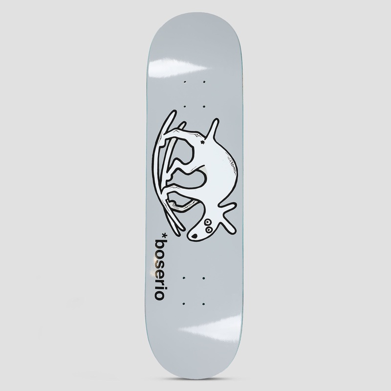 Polar 8.25 Nick Boserio Useless Wooden Dog Skateboard Deck Grey