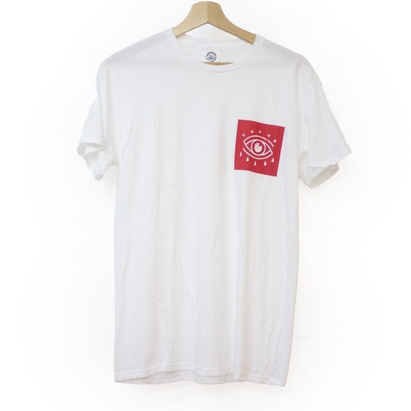 Boxed Eye shirt white S