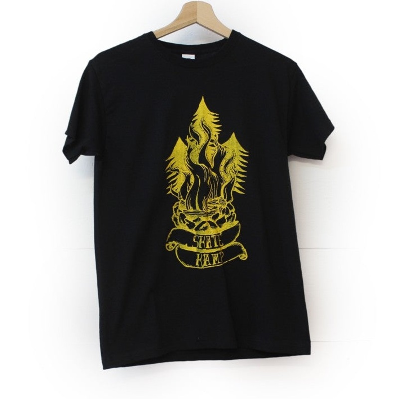 Skatekamp shirt black/yellow 152cm
