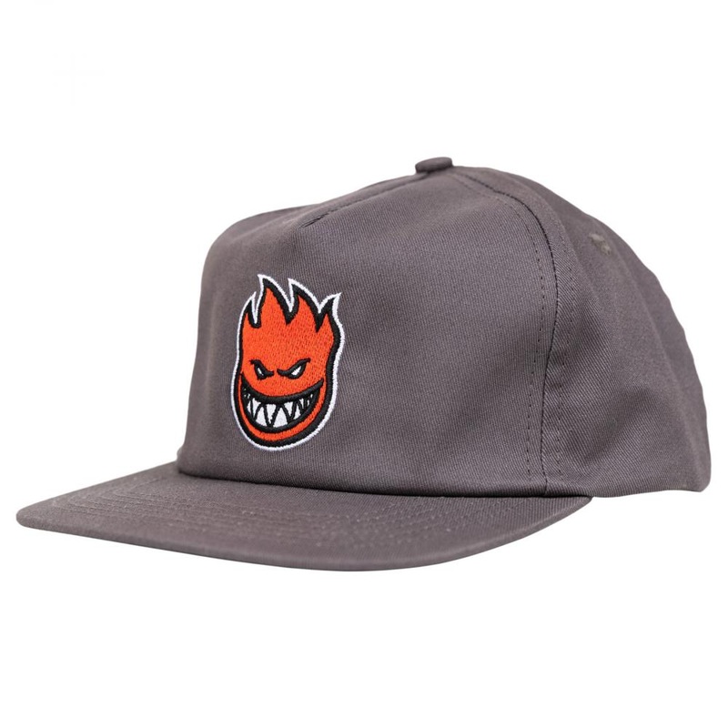 Spitfire Bighead Fill Snapback – Charcoal/Red