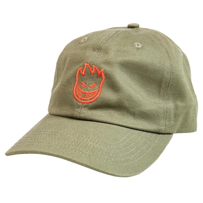 Spitfire Bighead Snapback – Olive/Red