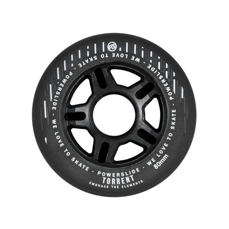 80mm/84A Torrent Rain Black 4-pack