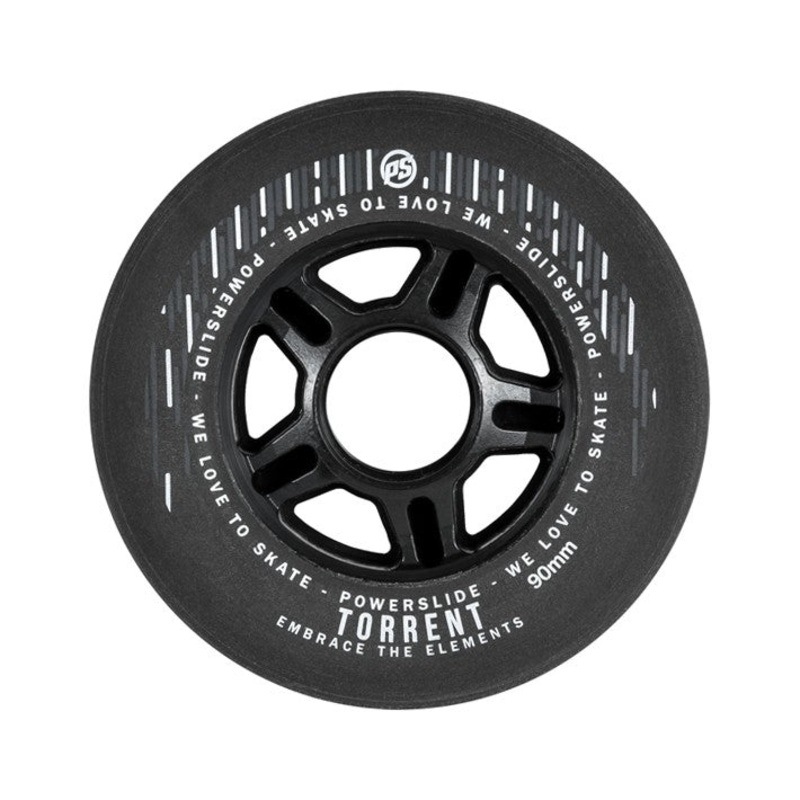 90mm/84A Torrent Rain Black 4-pack