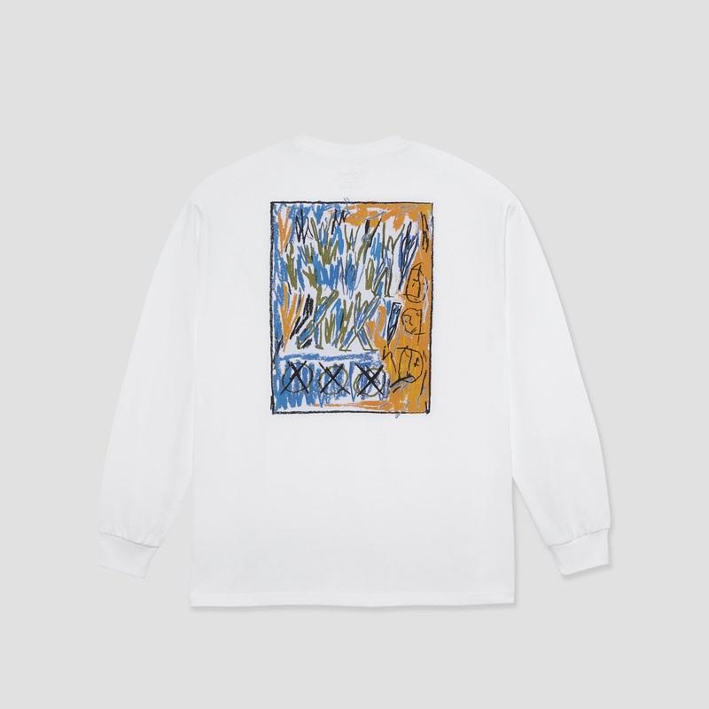 Polar Campfire Longsleeve T-Shirt White X-Small