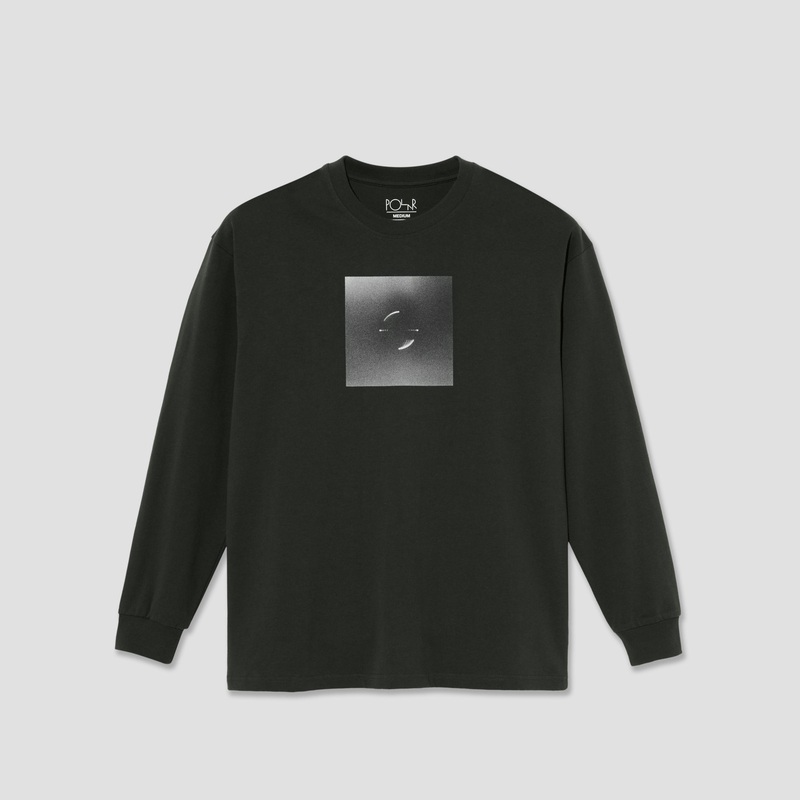 Polar Magnetic Field Longsleeve T-Shirt Dirty Black X-Small