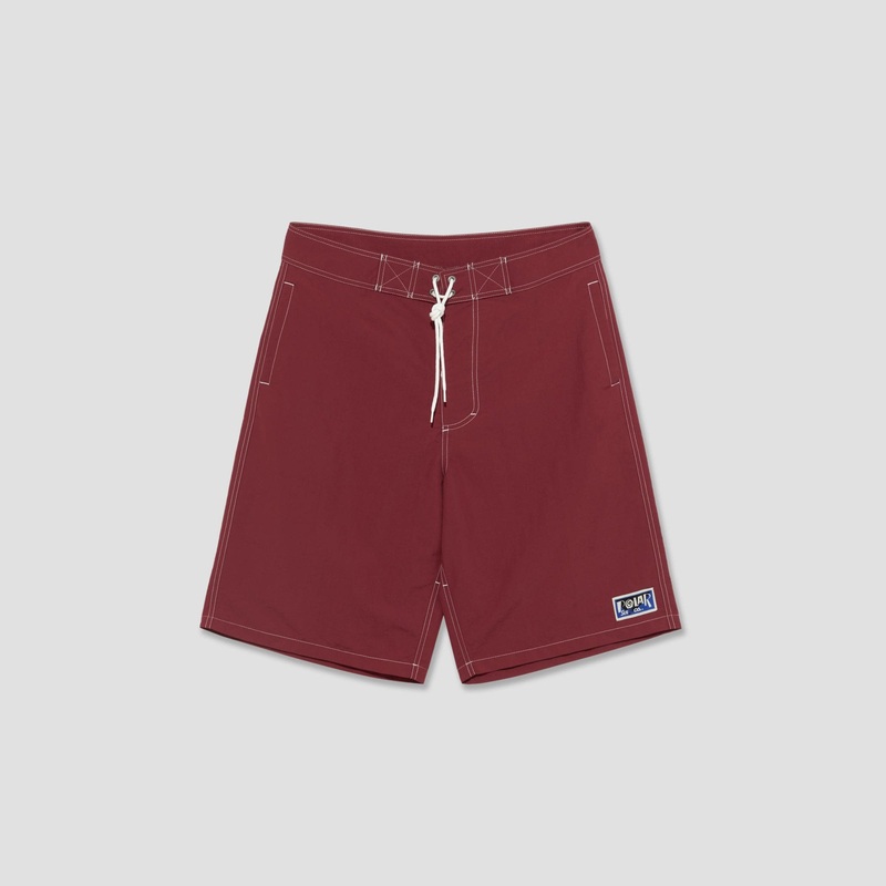 Polar Spiral Surf Swim Shorts Dark Red X-Small