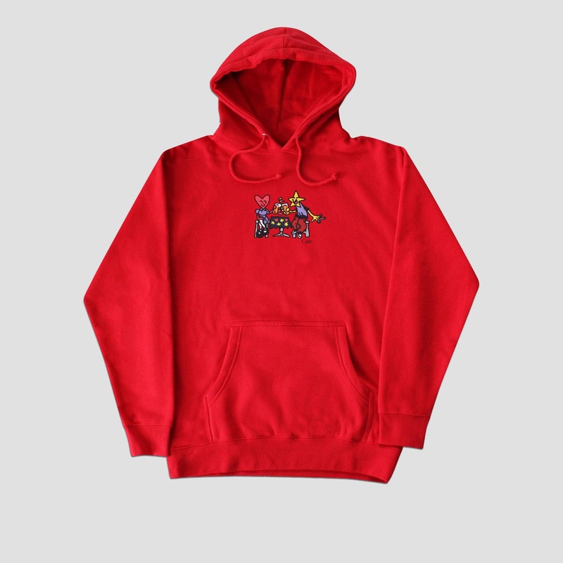 Skateboard Cafe “Cheers” Hood Red Small