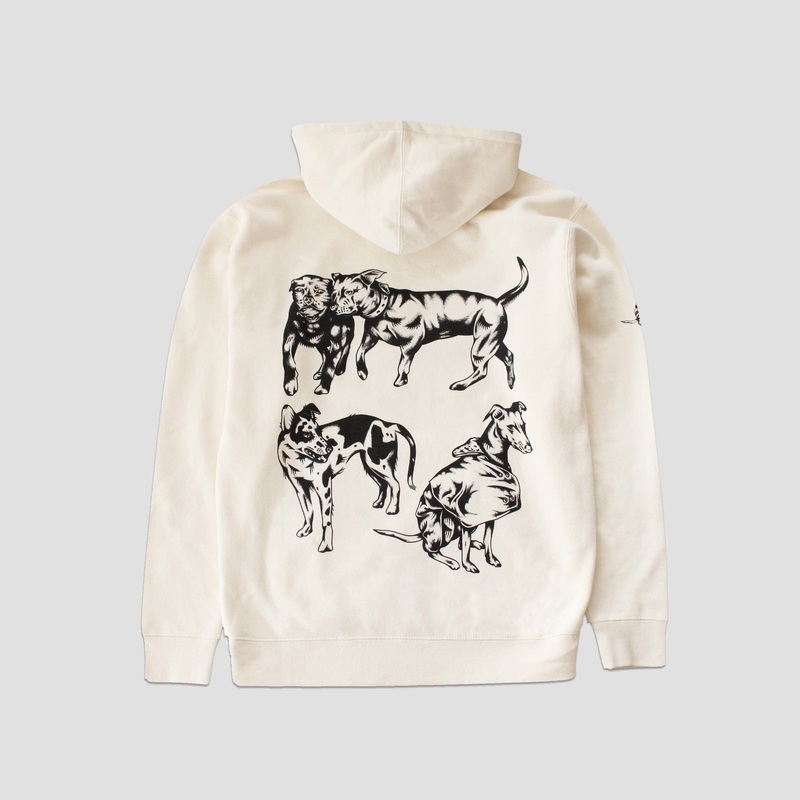 Skateboard Cafe “Pooch” Hood Cream Small