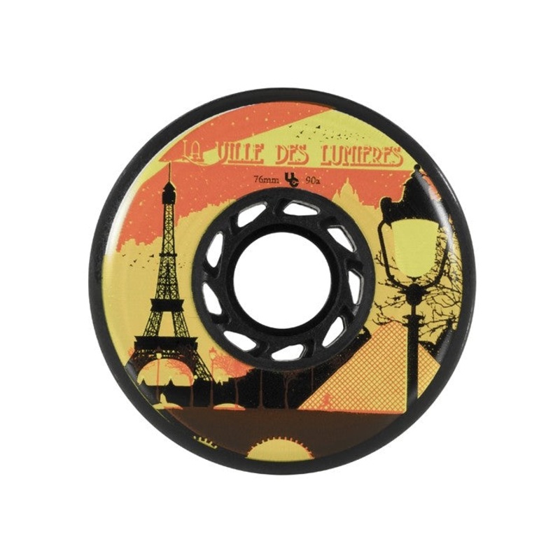 Team PB Paris Full Radius black 76mm/90A