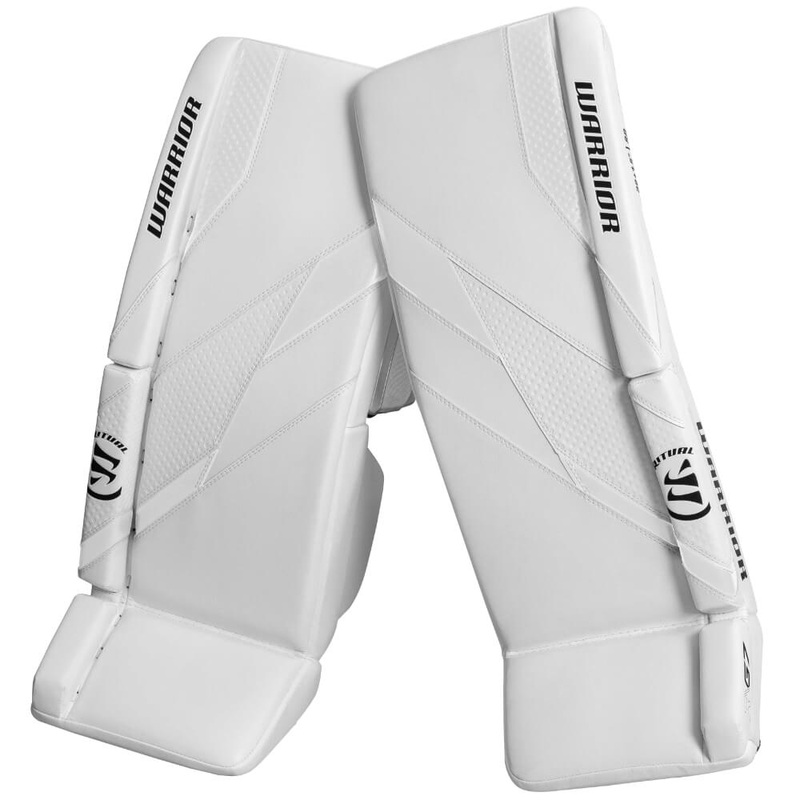 Warrior Ritual G7 Pro Goalie Leg Pads Intermediate 30+1 White/White/White