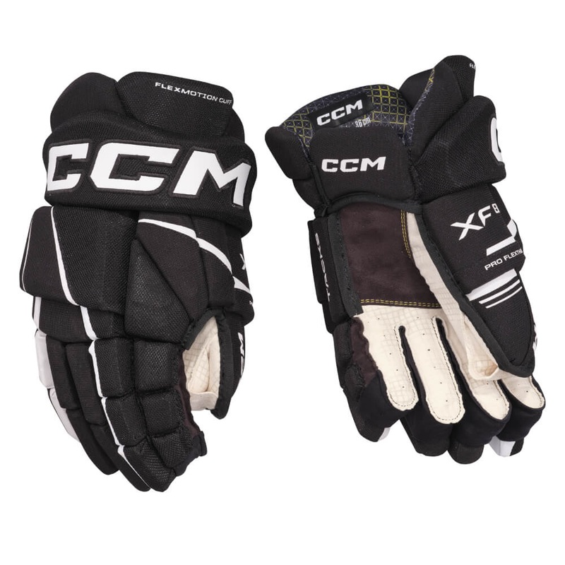 CCM Tacks XF 80 Hockey Gloves Junior 10″ Black/White