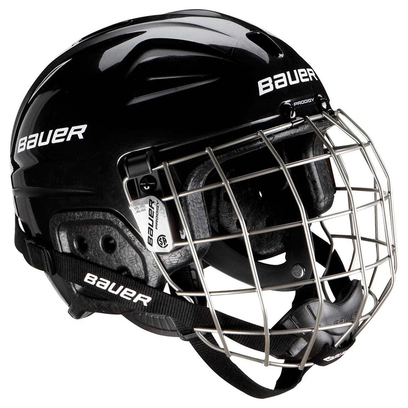 Lil Sport Hockey Helmet Combo – Youth Black