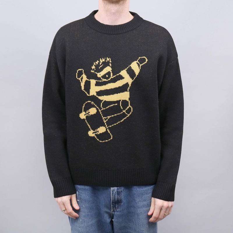 Polar Skate Dude Knit Sweater Black Small