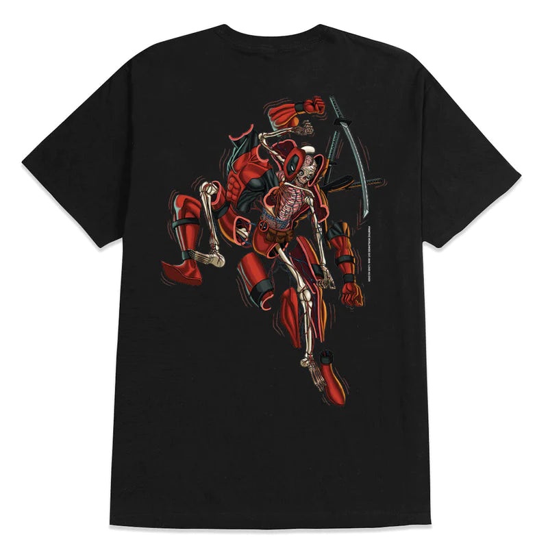 Primitive Marvel X Nychos Deadpool T Shirt – Black S