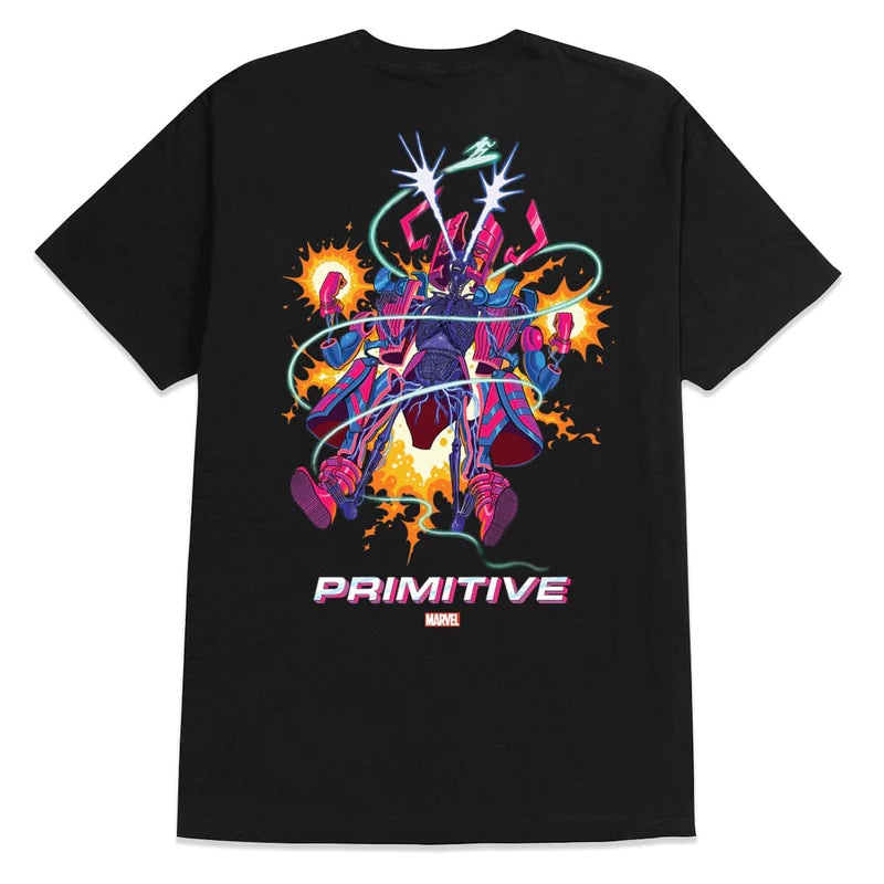 Primitive Marvel X Nychos Galactus T Shirt – Black S