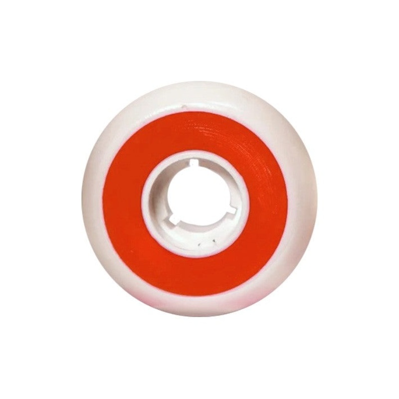 white/orange wheels 58mm/95A 4-pack