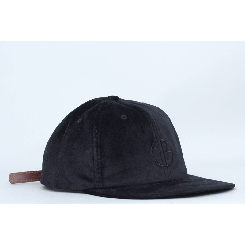 Polar Flat Corduroy Cap Black
