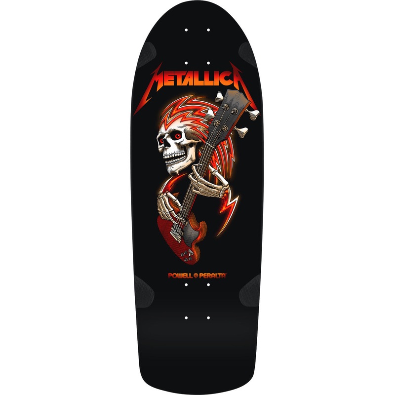 Powell Peralta Flight X Metallica Black Classic Deck – 10″