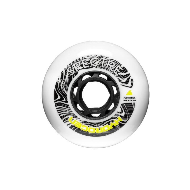 Rollerblade Hydrogen Spectre Inline Skate Wheels White 76mm 85a – Set of 4