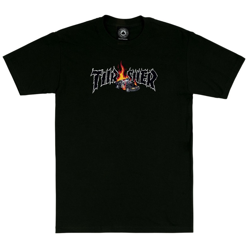 Thrasher Cop Car T-Shirt – Black S