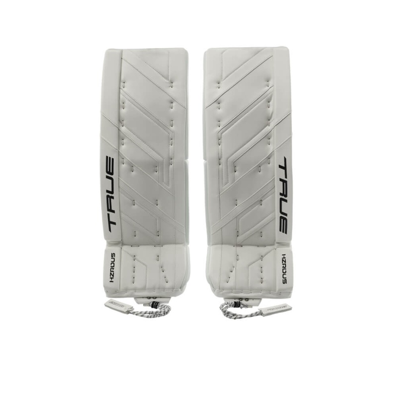 TRUE HZRDUS 9X4 Goalie Leg Pads Senior 32″+2 White/White