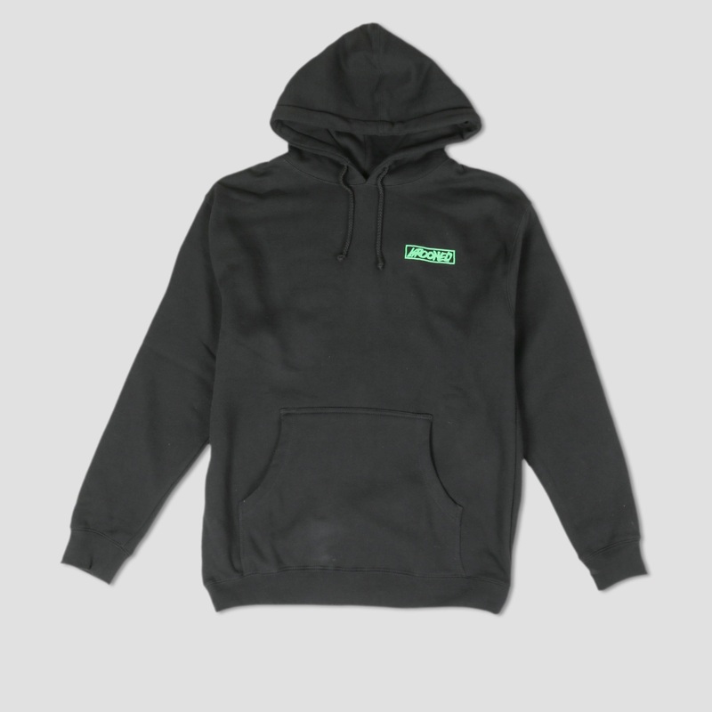 Krooked Moonsmile Raw Hood Black / Green Medium