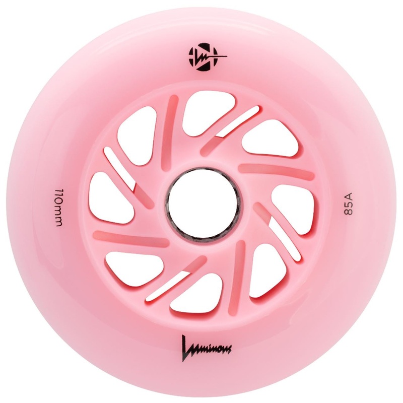 Luminous Light Up Inline Skate Wheel Flamingo 110mm 85a – (Single Unit)