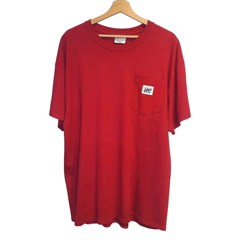 Pocket shirt red L