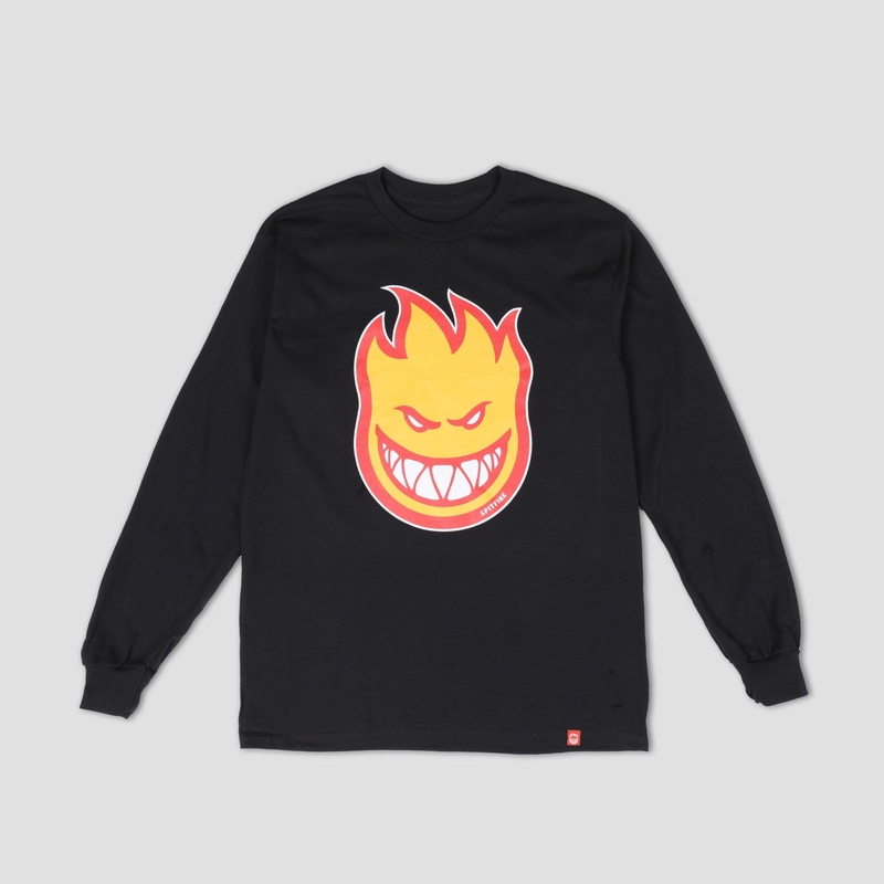 Spitfire Bighead Long sleeve T-Shirt Black / Gold / Red Medium