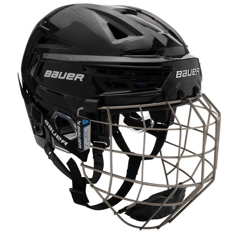 Bauer Re-Akt 155 Hockey Helmet Combo Senior S Black