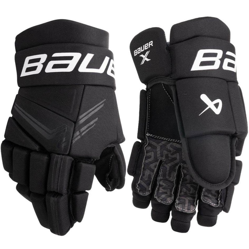 Bauer X S24 Ice Hockey Gloves Youth 8″ Black