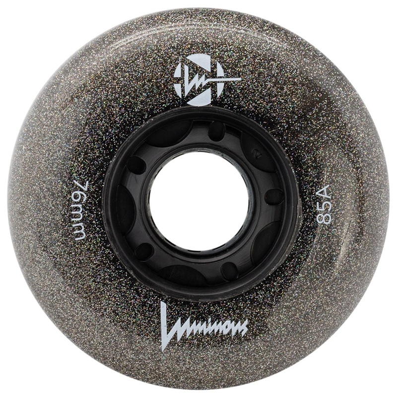 Luminous Light Up Inline Skate Wheels – Night Sky 4 Pack 72mm