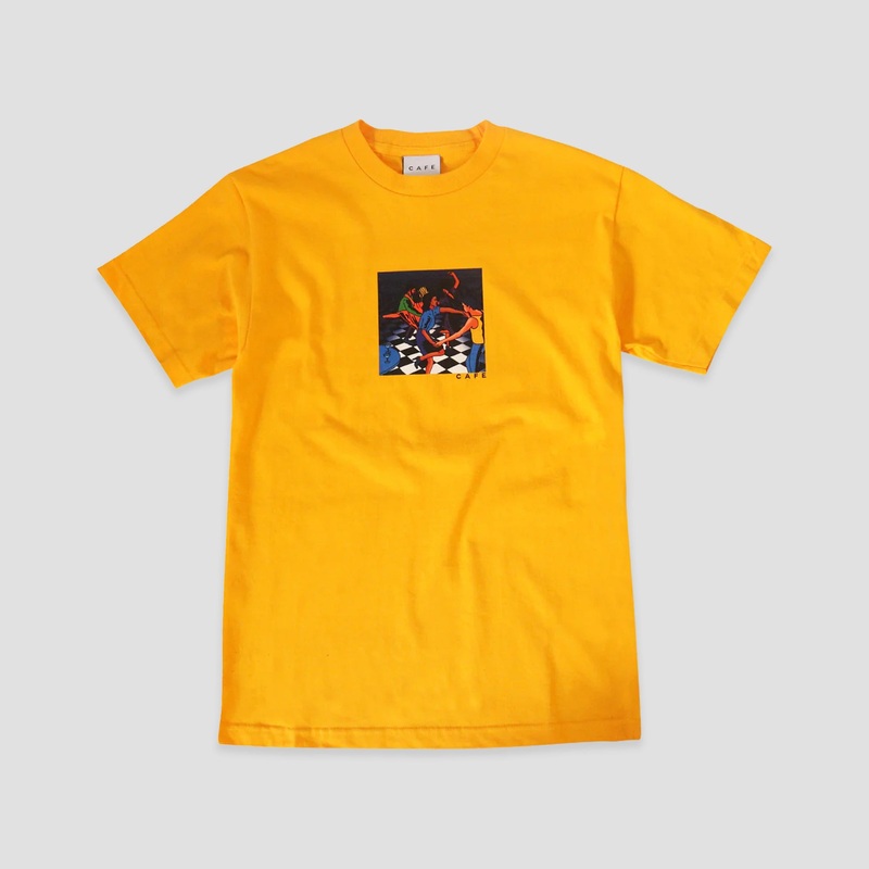 Skateboard Cafe Old Duke T-Shirt Gold Small