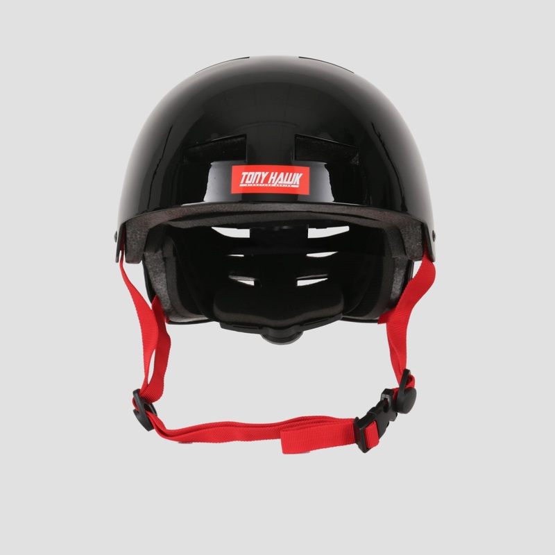 Tony Hawk Protective Helmet & Padset Black / Red Small/Medium