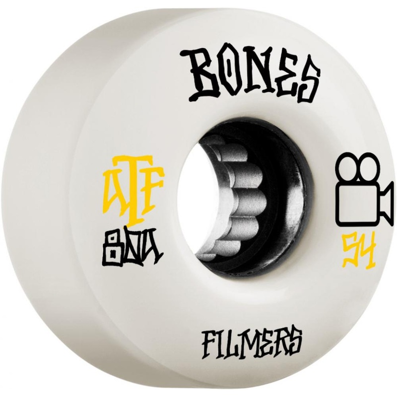 Bones ATF Filmers Skateboard Wheels – 54mm 80a