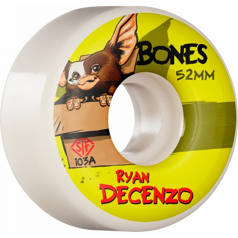 Bones STF Decenzo Gizzmo V2 Locks Skateboard Wheels – 52mm 103a