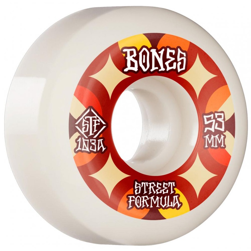 Bones STF Retros Sidecut V5 Skateboard Wheels – 53mm 103a