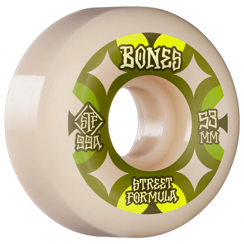 Bones STF Retros Sidecut V5 Skateboard Wheels – 53mm 99a