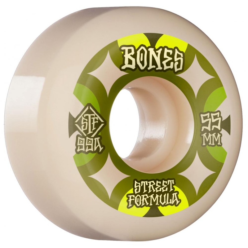 Bones STF Retros Sidecut V5 Skateboard Wheels – 55mm 99a