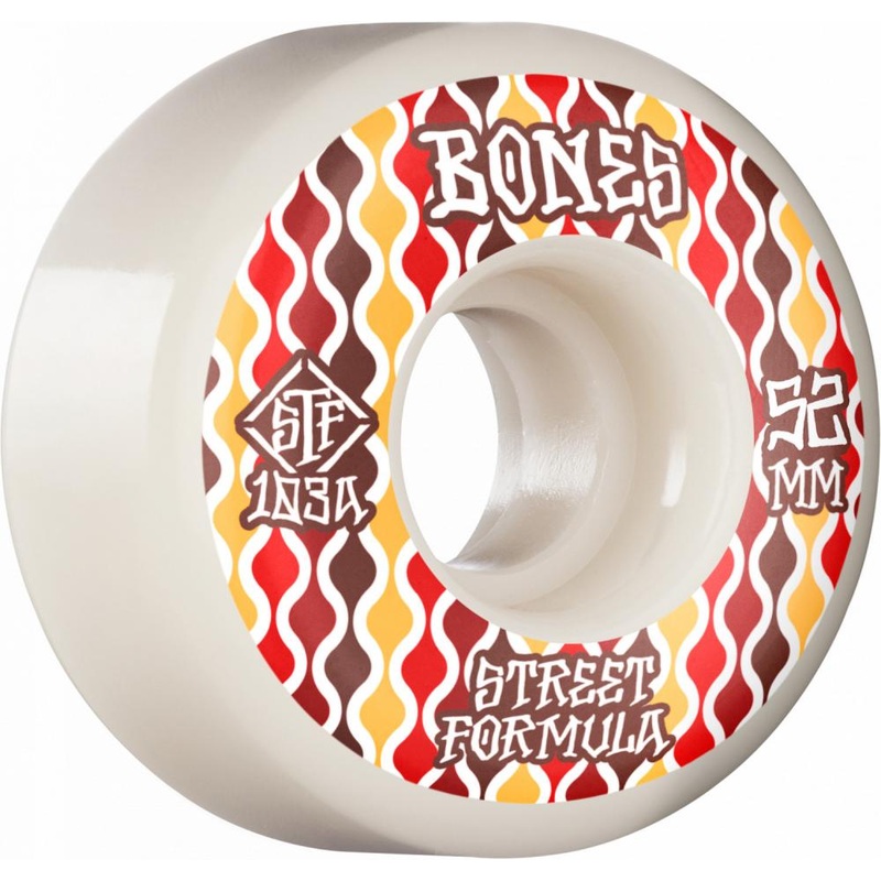 Bones STF Retros V2 Locks Skateboard Wheels – 52mm 103a